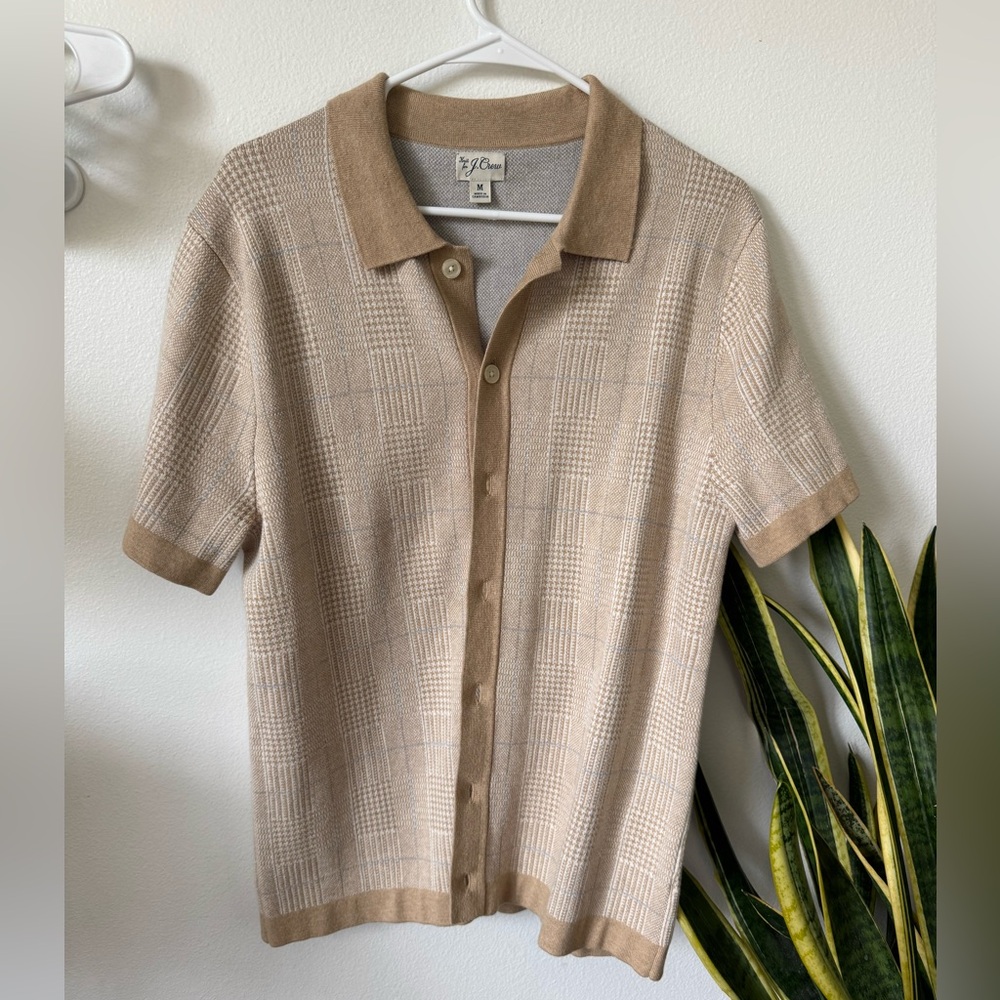 J Crew Sweater Polo NWOT